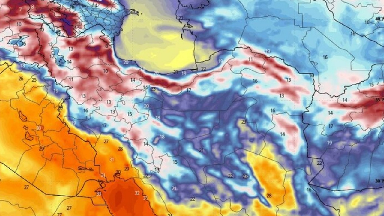 پیش‌بینی هواشناسی ۱۶ شهریور؛ باران و وزش باد شدید در راه شمال کشور