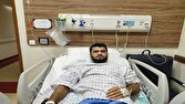 علیرضا مهمدی پای خود را جراحی کرد
