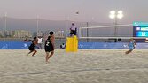 شکست تیم ملی والیبال ساحلی پسران برابر چین