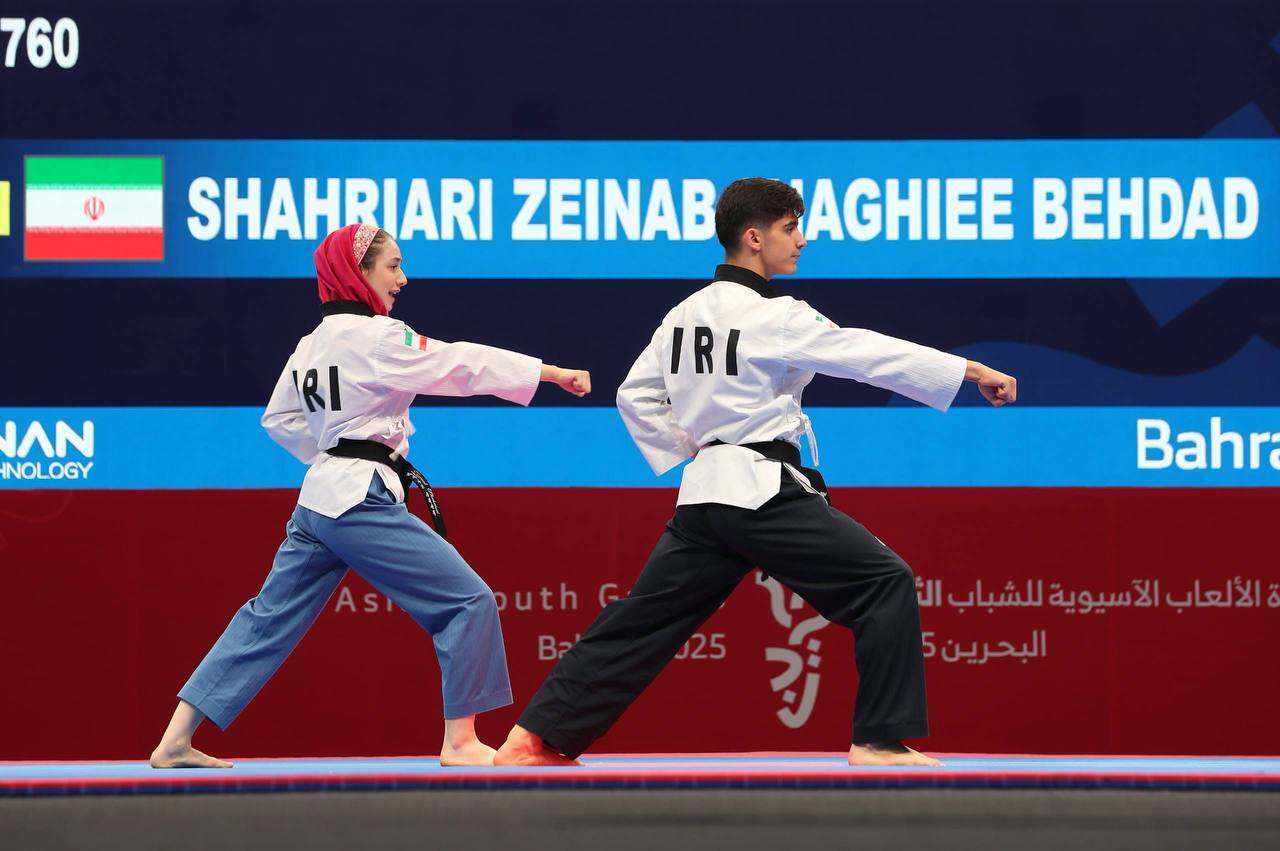 تیم میکس پومسه ایران طلایی شد + تصاویر