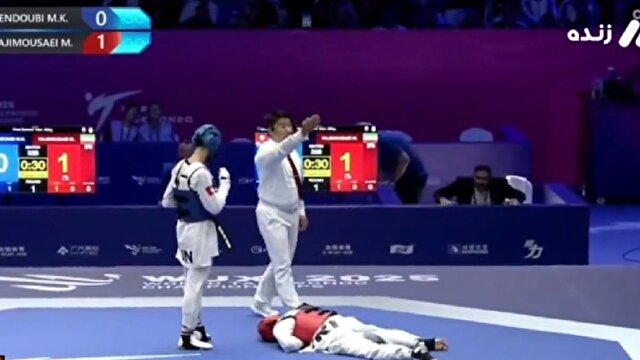 لحظه مصدومیت حاجی موسایی و کسب مدال نقره جهان + فیلم