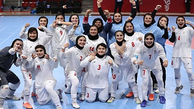 قهرمانی دختران فوتسالیست ایرانی در قاره کهن