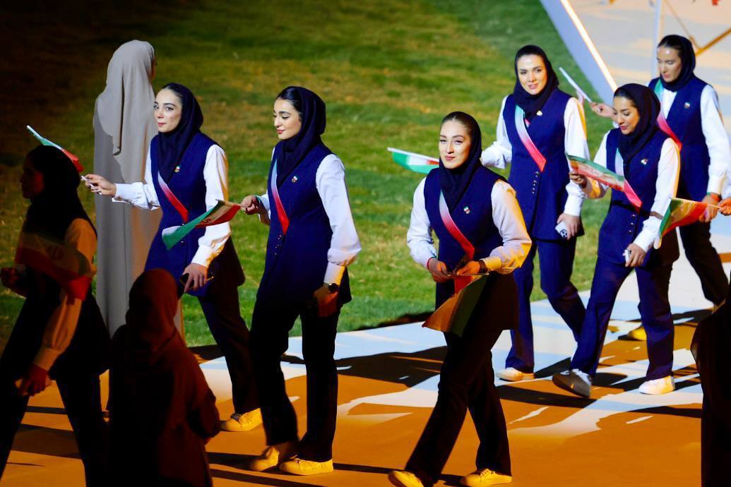 رژه کاروان ورزشی ایران در افتتاحیه بازی‌های همبستگی کشور‌های اسلامی + فیلم و عکس