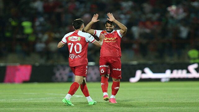 شمس آذر قزوین ۰ – ۰ پرسپولیس / نبرد حساس سرخ‌ها برای صدرنشینی