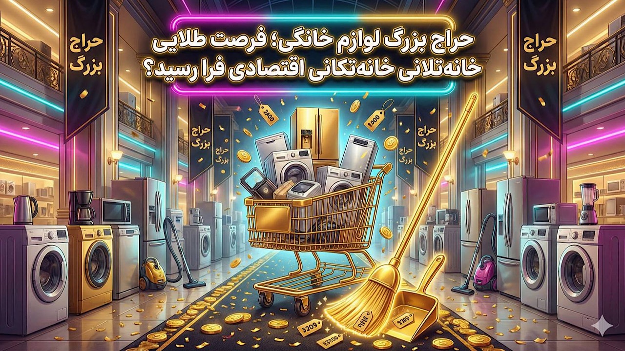 حراج بزرگ لوازم خانگی؛ فرصت طلایی خانه‌تکانی اقتصادی فرا رسید؟