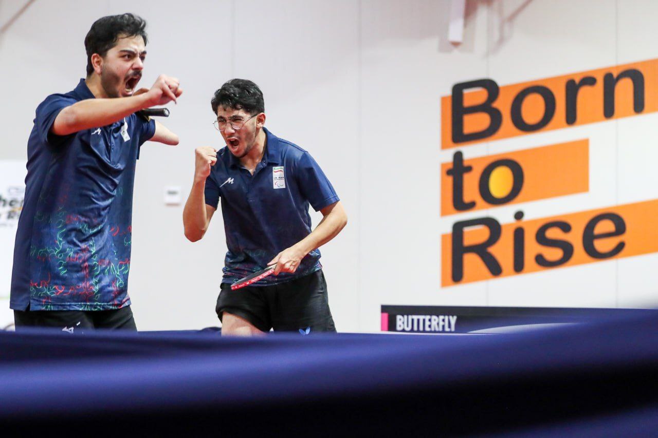 هت‌تریک طلای پاراتنیس روی میز با قهرمانی تیم دوبل پسران