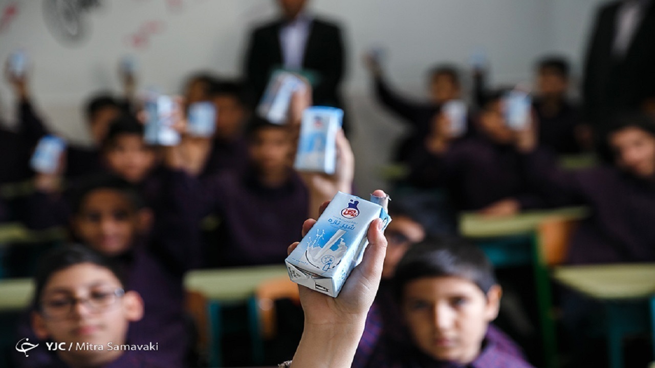 توزیع شیرمدارس به کجا رسید؟