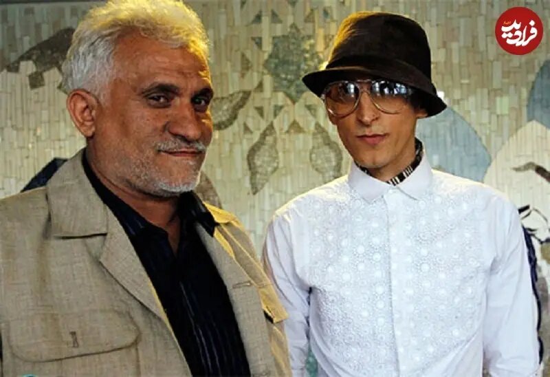 مرتضی پاشایی در ۳۰ سالگی و در کنار پدرش؛ سال ۱۳۹۳/ عکس