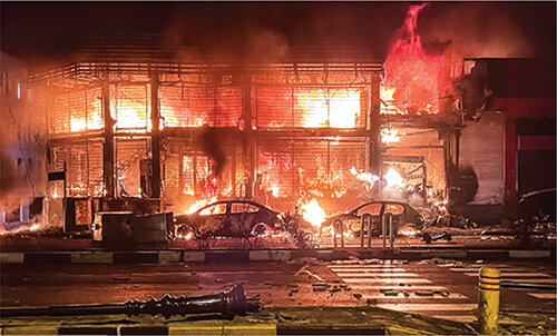 روزنامه همشهری: بعضی از اغتشاشگران را به گل و بنگ معتاد کرده بودند/ 5میلیون تومان دستمزد برای آتش زدن بانک و کندن تابلو راهنمایی و رانندگی