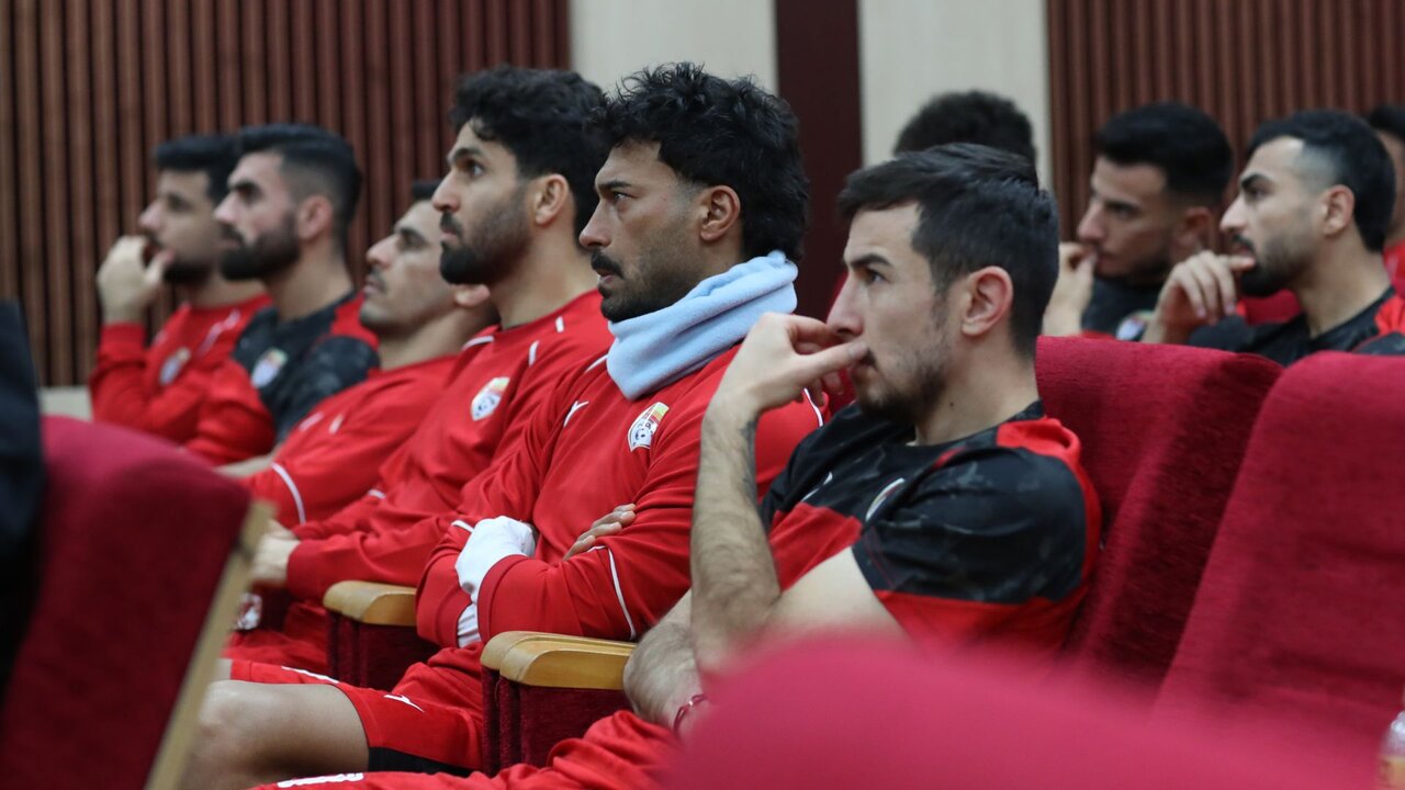 عکس | رامین رضاییان در کلاس آموزشی فولاد