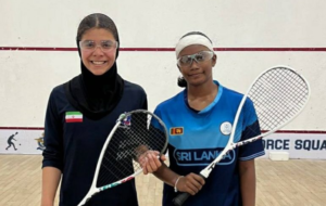 کسب ۲ مدال طلا و یک نقره ایران در مسابقات اسکواش سریلانکا جونیور