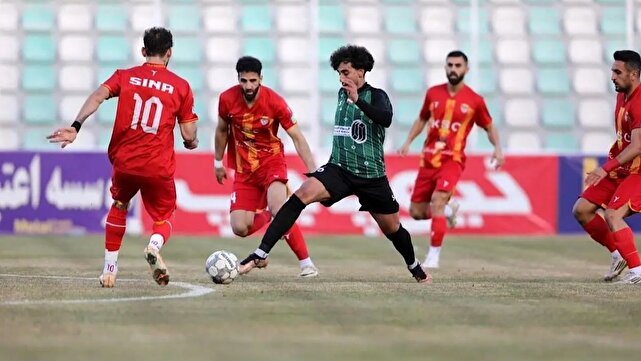 خیبر 2 – 2 فولاد: تقسیم امتیازات در خرم آباد