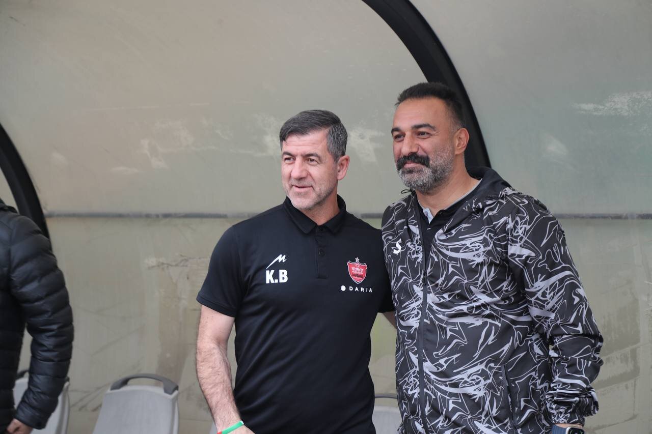 عکس | کریم باقری در کنار بچه‌غول استقلالی‌ها