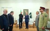 تصویر خاص از دیدار پزشکیان با شهباز شریف + عکس تصویر خاص از دیدار پزشکیان با شهباز شریف + عکس