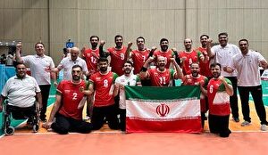 والیبال نشسته ایران، آمریکا را با نتیجه ۳ بر صفر در هم کوبید