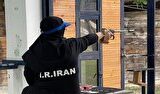 جوانمردی در رده چهارم ماده ۵۰ متر تپانچه ایستاد