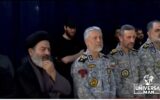 حضور سردار قاآنی در مصلای تهران/ این فرماندهان نظامی هم آمدند + تصاویر