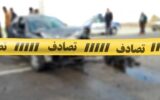تصادف مرگبار ۲ خودروی سواری پژو تصادف مرگبار ۲ خودروی سواری پژو