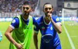 عکس | شادی خاص گلزن استقلال؛ آزادی گل را به فرزندش تقدیم کرد!